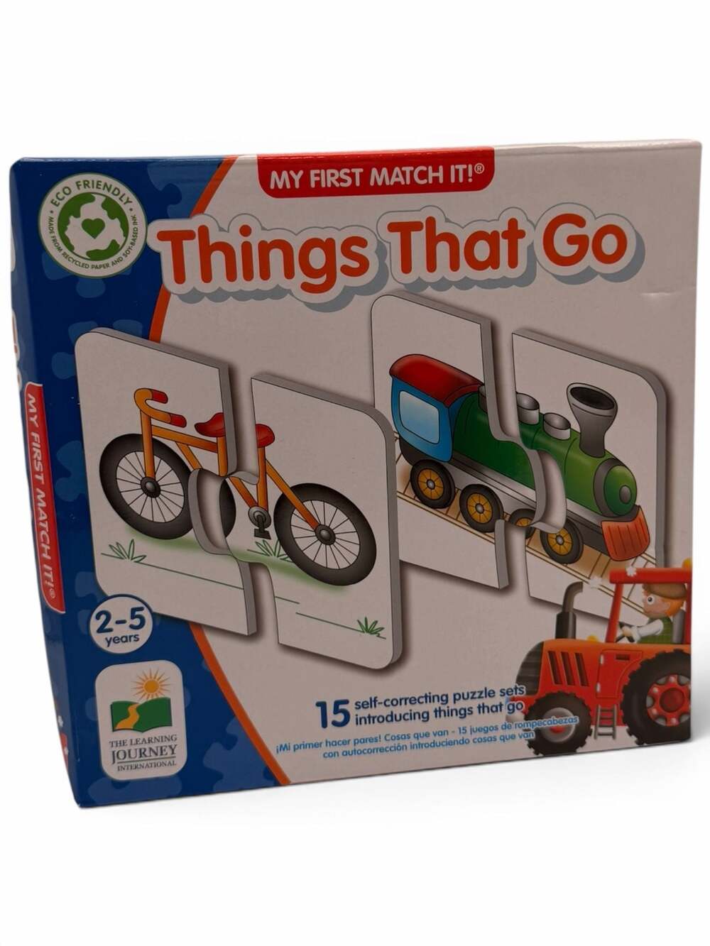 The Learning Journey My First Match It! Things That Go 15 Puzzle Sets